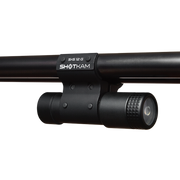 SxS 12 Gauge ShotKam Mount on a side-by-side shotgun – Demonstrates how the Gen 4 Mini ShotKam is securely mounted to a side-by-side 12 gauge shotgun for stable video capture during shooting.